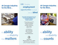 At Georgia Industries for the Blind... it's ability, not disability, that counts [Apr. 2006]