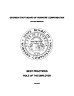 Best practices, role of employer