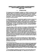 Report of the Attorney General on public benefits: issued in compliance with O.C.G.A....August 1, 2012 [Aug. 2012]