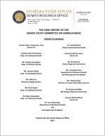 The final report of the Senate Study Committee on Homelessness