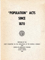 Population acts since 1870