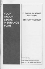 Your group legal insurance plan : Flexible Benefits Program, state of Georgia