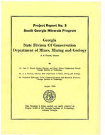 South Georgia Minerals Program: Brooks, Camden, Clinch, Effingham, Lanier, Lowndes, Thomas, and Ware counties [Aug. 1966]