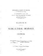 Agricultural drainage in Georgia