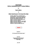 Draft proposed total maximum daily loads (TMDLs) for fecal coliform in 303(d) listed streams in the Oconee River basin