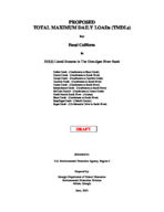 Draft proposed total maximum daily loads (TMDLs) for fecal coliform in 303(d) listed streams in the Ocmulgee River basin