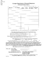 Georgia Department of Natural Resources : avid quail hunter survey