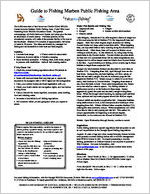 Guide to fishing Marben public fishing area