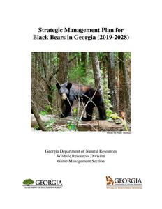 Strategic management plan for black bears in Georgia (2019-2028)