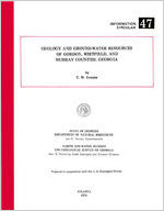 Geology and ground-water resources of Gordon, Whitfield, and Murray counties, Georgia