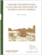 Ceramic and structural clays, shales and slates of Murray County, Georgia