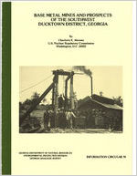 Base metal mines and prospects of the Southwest Ducktown district, Georgia