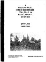 A geochemical reconnaissance for gold in east-central Georgia
