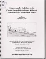 Stream-aquifer relations in the coastal area of Georgia and adjacent parts of Florida and South Carolina [2004]