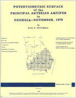 Potentiometric Surface of the Principal Artesian Aquifer in Georgia-November, 1979