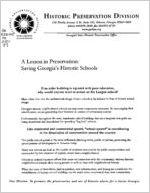 A lesson in preservation: saving Georgia's historic schools