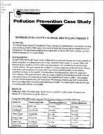 Pollution prevention case study: Rome / Floyd county school recycling project