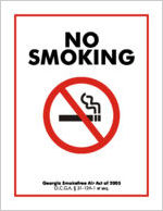 No smoking : Georgia Smokefree Air Act of 2005