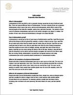 Leishmaniasis: frequently asked questions [Feb. 24, 2012]