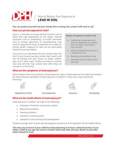 How to reduce your exposure to lead in soil