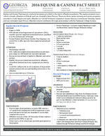 2016 equine & canine fact sheet [2016], 2016 equine and canine fact sheet
Equine & canine fact sheet