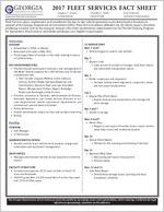 2017 Fleet Services fact sheet