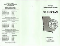 Georgia Department of Revenue sales tax: florists and nurseries [1994]
