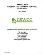 Manual for erosion and sediment control in Georgia, 2016