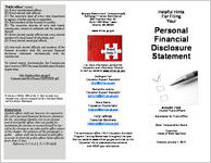 Helpful hints for filing your personal financial disclosure statement : a guide for elected public officers, candidates for public office, state transportation board, executive heads of state agencies