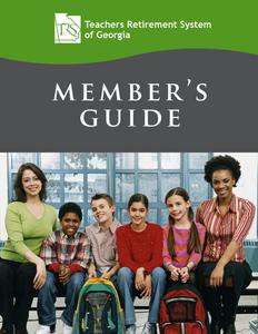 Teachers Retirement System of Georgia member's guide, 2014