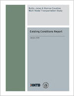 Butts, Jones & Monroe Counties multi-modal transportation study : existing conditions report