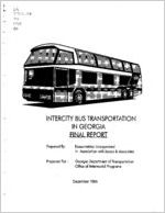 Intercity bus transportation in Georgia final report