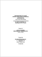 Revised report of findings, residual shear strength research, Horseleg Mountain, west Rome by-pass, Rome, Floyd County, Georgia / prepared for state of Georgia, Department of Transportation ; prepared by Willmer Engineerin