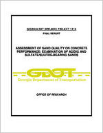 Assessment of sand quality on concrete performance: examination of acidic and sulfate/sulfide-bearing sands [Dec. 2014]
