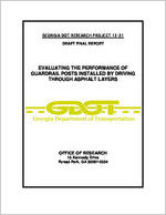 Evaluating the performance of guardrail posts installed by driving through asphalt layers [Dec. 4, 2015]
