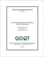 A new digital archive and search platform for GDOT R&D projects