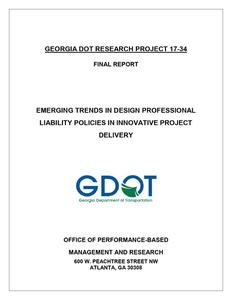 Emerging trends in design professional liability policies in innovative project delivery