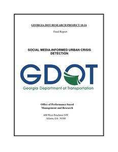 Social media-informed urban crisis detection