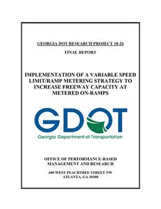 Implementation of a variable speed limit/ramp metering strategy to increase freeway capacity at metered on-ramps