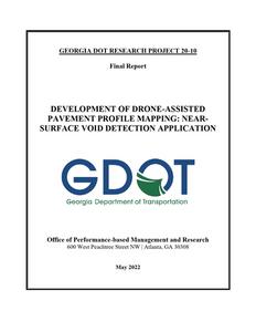 Development of drone-assisted pavement profile mapping : near-surface void detection application