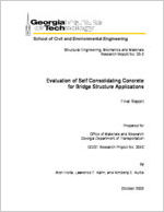 Evaluation of self-consolidating concrete for bridge structure applications : final report / prepared by Alen Horta, Lawrence F. Kahn, and Kimberly E. Kurtis