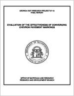 Evaluation of the effectiveness of converging chevron pavement markings, final report [Oct. 2010]