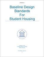 Baseline design standards for student housing : appendix E