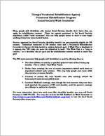 Social Security work incentives