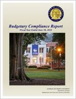 Budgetary compliance report for the fiscal year ended June 30, 2018