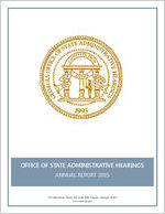 Office of State Administrative Hearings annual report 2015
