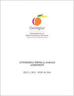 Automobile physical damage agreement : July 1, 2013 - June 30, 2014