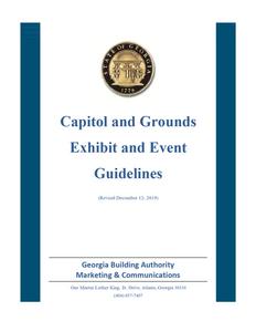 Capitol and grounds exhibit and event guidelines, 2019