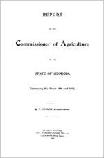 Report of the Commissioner of Agriculture of the State of Georgia embracing the years 1891 and 1892