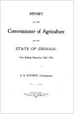 Report of the Commissioner of Agriculture of the State of Georgia, year ending September 30, 1900